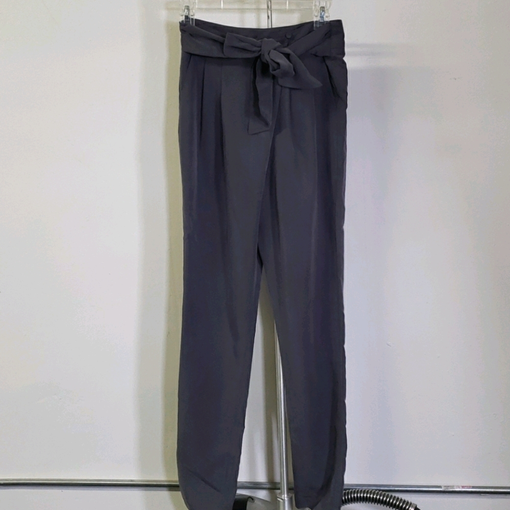 Eryn Brinie Harem High Waist Slacks, Bow Tie Belt